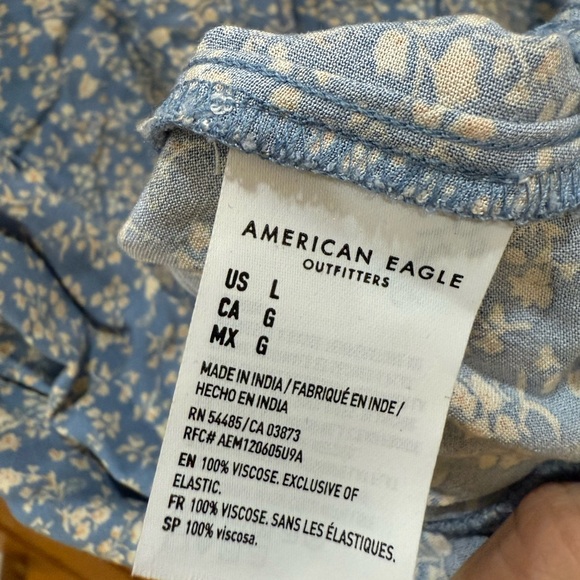 American Eagle Outfitters Blue Floral dress - Picture 10 of 10